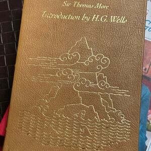 Utopia - Sir Thomas More - Easton Press - H.G.Wells Introduction Easton Press